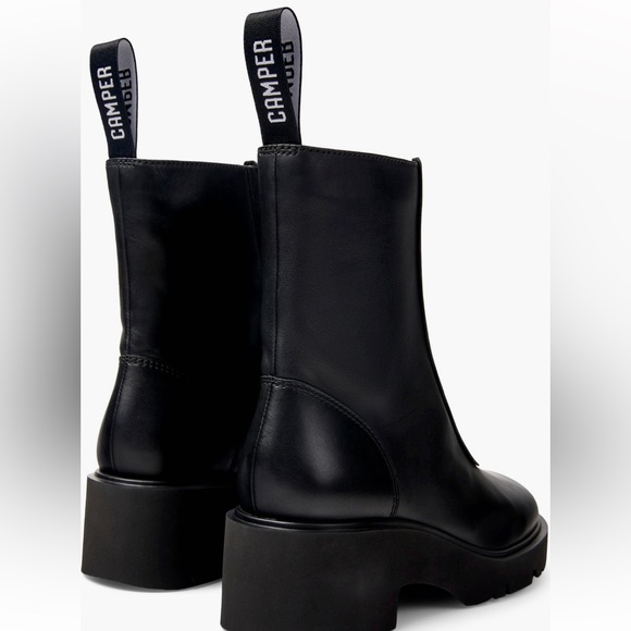 Camper Milah Zip Boots Black - Picture 2 of 9